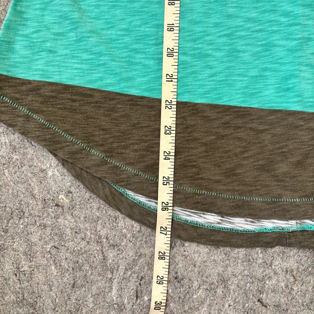 Aventura eco organic cotton modal white red green brown colorblock tank top - Picture 13 of 13